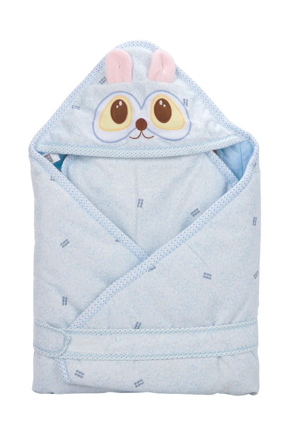 Blue Owl Patch Cocoon Wrapper with Hood